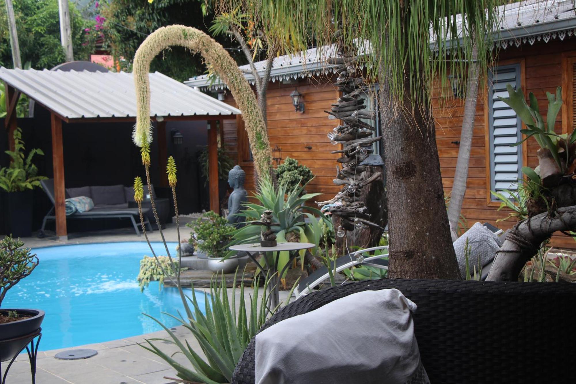 La Liane De Jade 974-Lodge Le Palissandre - Jacuzzi Privatif - Piscine Chauffee Le Bois de Nefles  Exterior foto